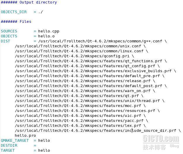 Linux下QT编程之hello qt程序_hello_04