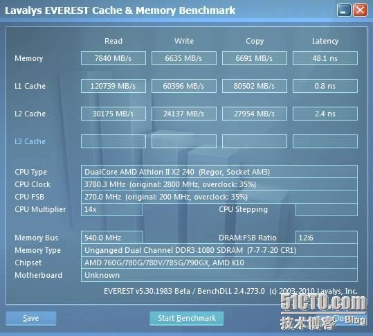 AMD Athlon ⅡX2 240 K10 平台 超频 全记录_AMD 240_05