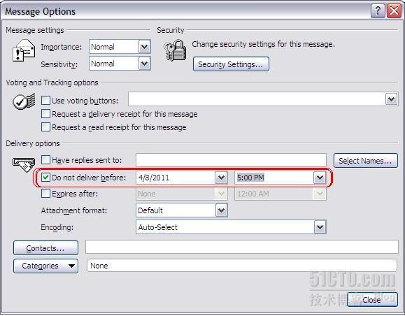 Outlook2003/2007/2010邮件定时/延时发送设置及失败原因探查_延时发送_02