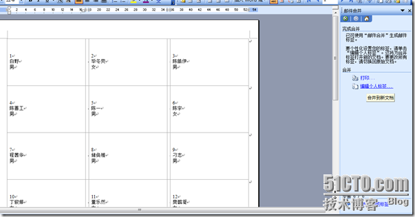 Word（七）-强大的“邮件合并”（3）_style_09