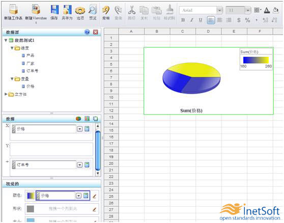  类Excel图表：制作立体的3D饼图_excel_05