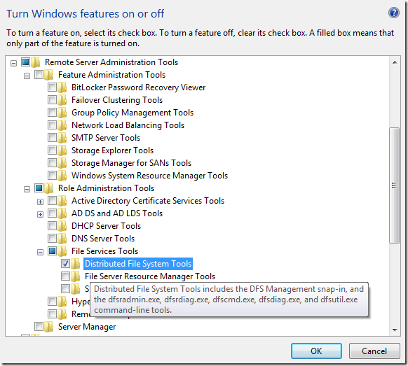 在Windows Server 2008和Windows Server 2008 R2中哪里去找到DFSUTIL.EXE工具？_职场_03