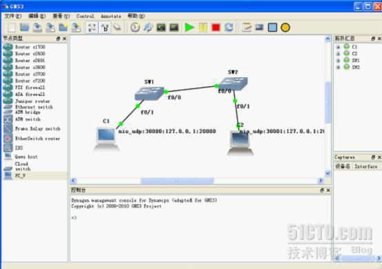 在GNS3中模拟交换机和PC_PC_18