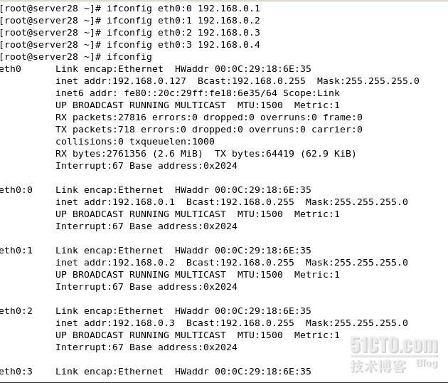 如何在Linux实现一个网卡配置多个IP地址与多个网卡的负载均衡和冗余_休闲