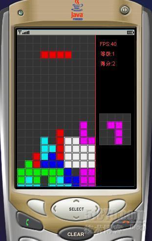 JAVA游戏编程之三----j2me 手机游戏入门开发--俄罗斯方块_2_j2me