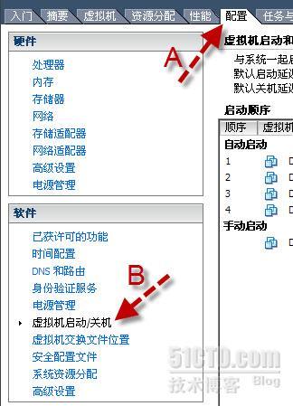 让VMware ESX中的虚拟机随esx开机自动启动_自动启动