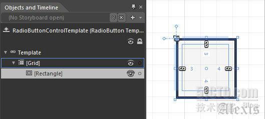 Expression Blend 自定义RadioButton 模板_WPF_03