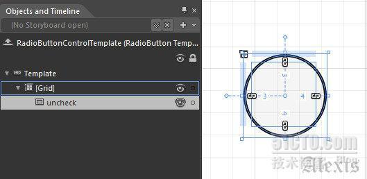 Expression Blend 自定义RadioButton 模板_Expression Blend 4_04