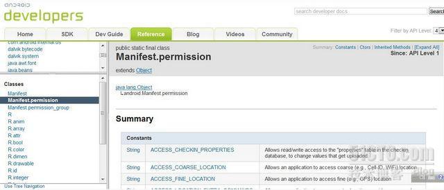关于android 1.6全部的权限介绍_介绍