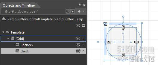 Expression Blend 自定义RadioButton 模板_移动开发_06