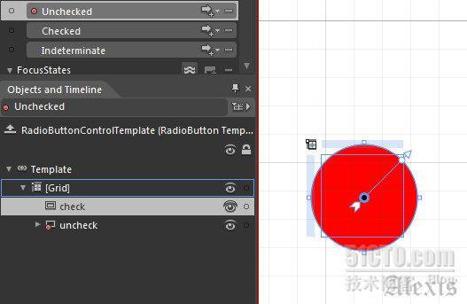 Expression Blend 自定义RadioButton 模板_WPF_09