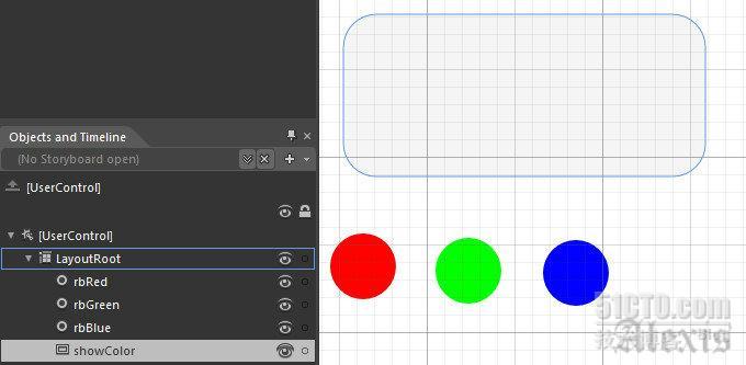 Expression Blend 自定义RadioButton 模板_WPF实例_17