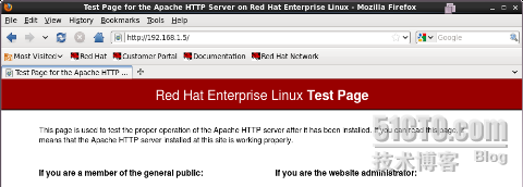 RHEL 6 安装简易apache服务 RHCE_redhat_06