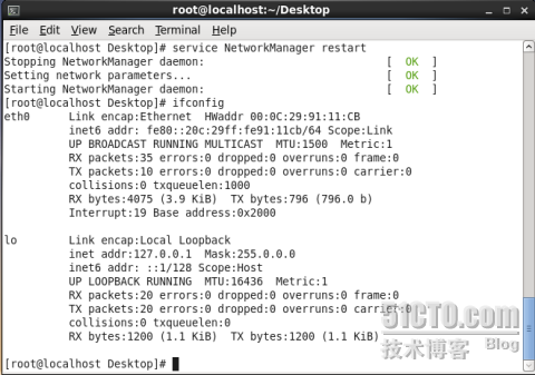 RHEL 6 vmware 安装之后初次网卡无法使用(1)_ip地址_04