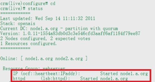 Corosync/openais+pacemaker 实现web的高可用集群_解决方案_06