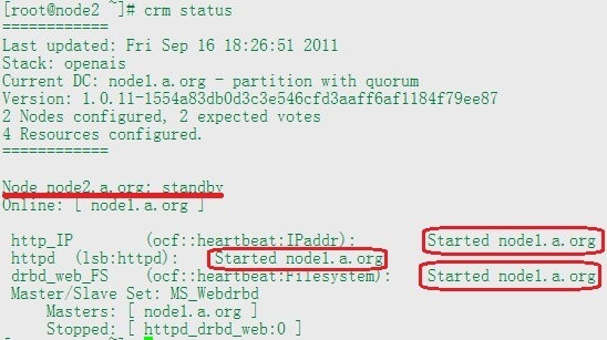 Corosync/openais+pacemaker+DRBD+Web实现web+Drbd服务高可用集群_pacemaker_24