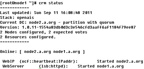CoroSync/OpenAIS+Pacemaker+DRBD高可用集群解决方案_corosync_11