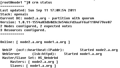 CoroSync/OpenAIS+Pacemaker+DRBD高可用集群解决方案_heatbeat_15
