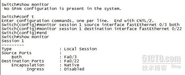 Cisco 3560端口镜像_SPAN 