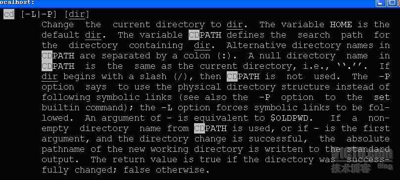 Linux下改变/显示当前工作目录_cd_06