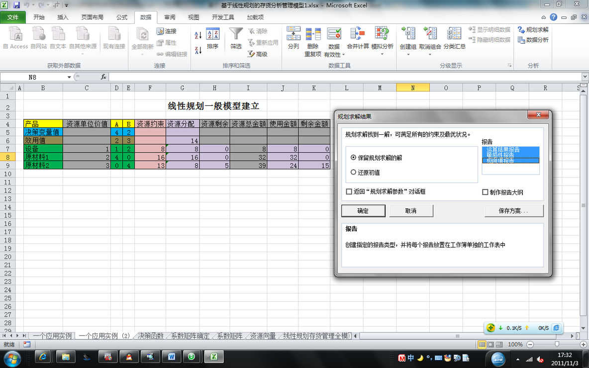 基于线性规划的生产管理及应用——存货分析管理模型_工业_03