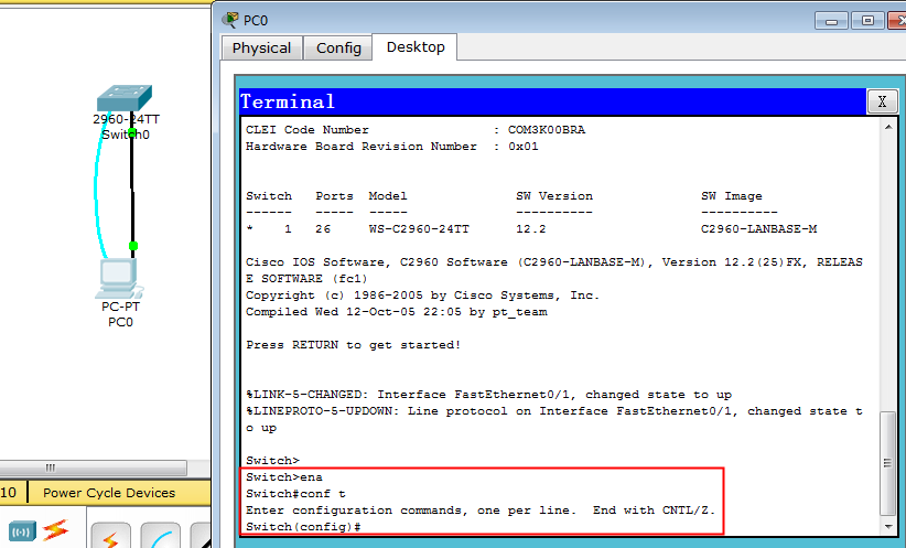 第3章，Cisco Packet Tracer系列之--交换机的telnet登录配置_telnet_02