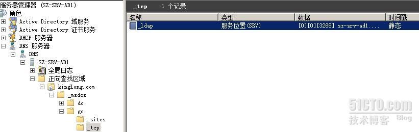 Win2008 DNS SRV记录_win2008_04