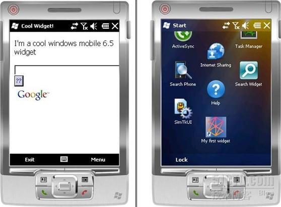 Windows Mobile 6.5 Widgets开发初体验_mobil_03