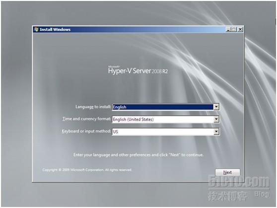 Hyper-V Server 2008 R2 系统部署向导_Hyper-V Server 2008 _02