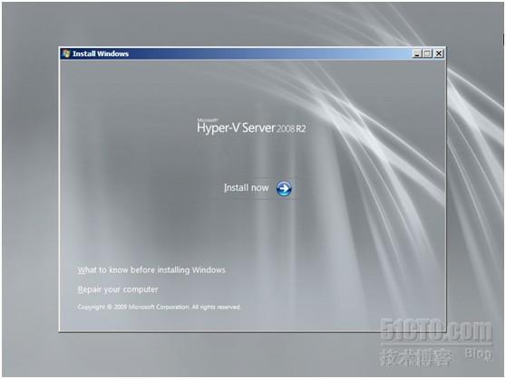 Hyper-V Server 2008 R2 系统部署向导_hyper-v_03