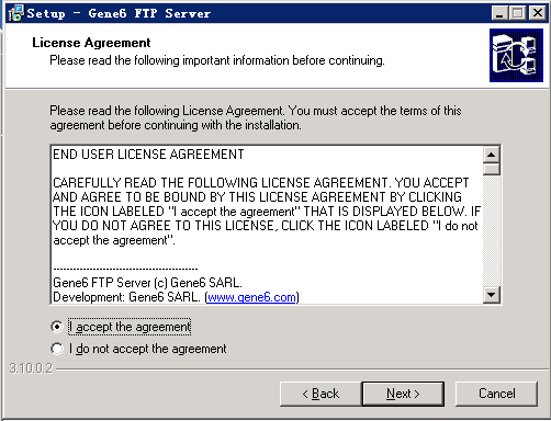 Gene6_FTP_Server_安装过程_FTP_02