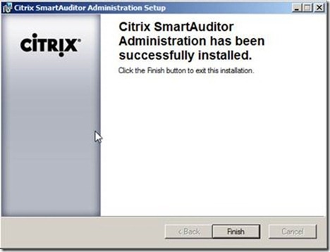 Citrix SmartAuditor安装配置手册_手册_09