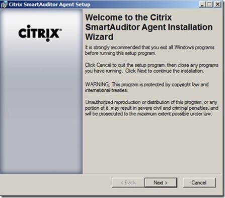 Citrix SmartAuditor安装配置手册_手册_10