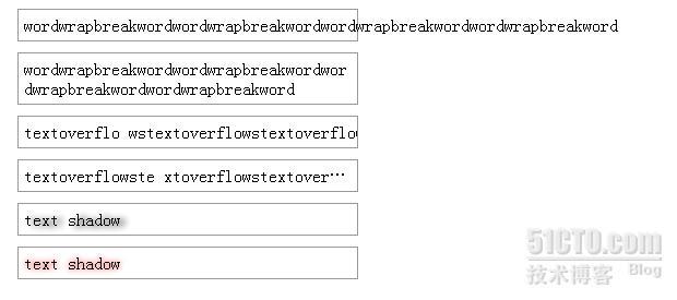 CSS3 Text Effects介绍_css