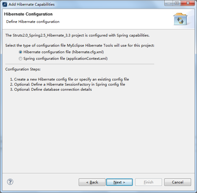 Struts2.0 + Spring2.5 + Hibernate3.3开发环境的配置（1）_职场_05