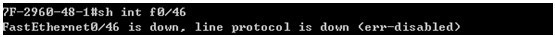 Cisco 2960交换机排错