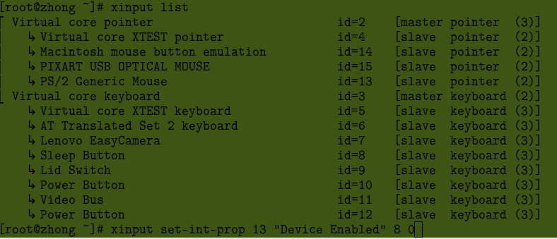 Linux下禁用笔记本触摸板录(二)_centos