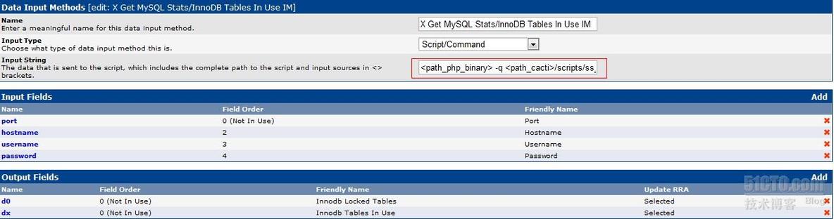 cacti监控mysql数据库_cacti