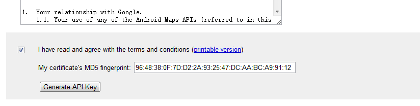 Android Map API key 申请 _职场_02