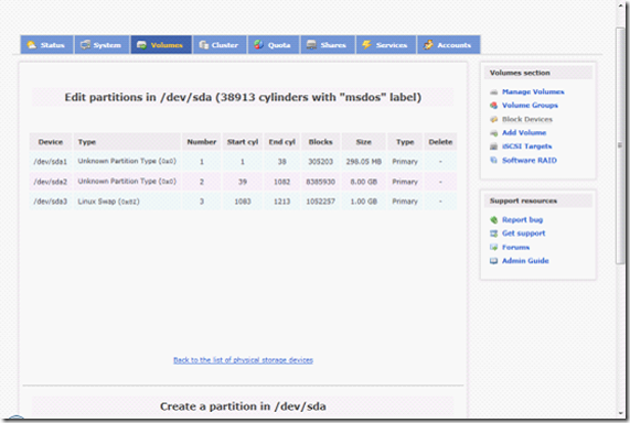 Vmware vSphere 5.0系列教程之五  存储简介及配置openfiler存储_openfiler_07