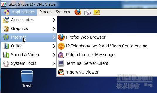 windowsXP用VNC客户端连接centos6桌面后再用tsclient连接windows2003/2008桌面_centos_09