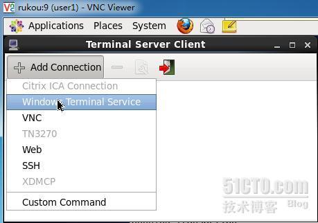 windowsXP用VNC客户端连接centos6桌面后再用tsclient连接windows2003/2008桌面_tsclient_10