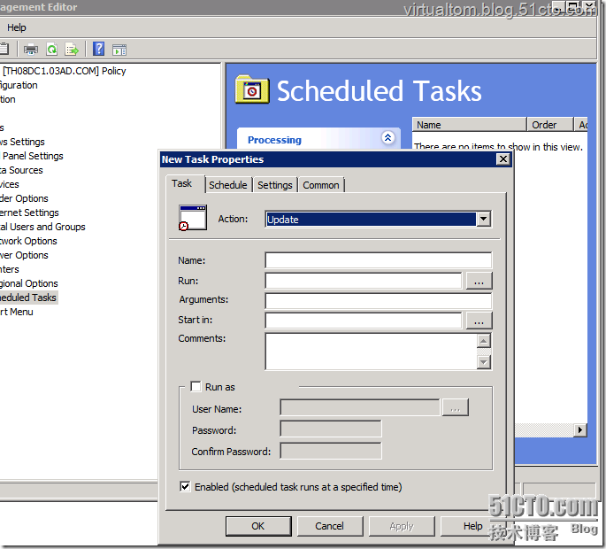 2008/2008R2 AD组策略新功能之：计划任务_ Group Policy_02