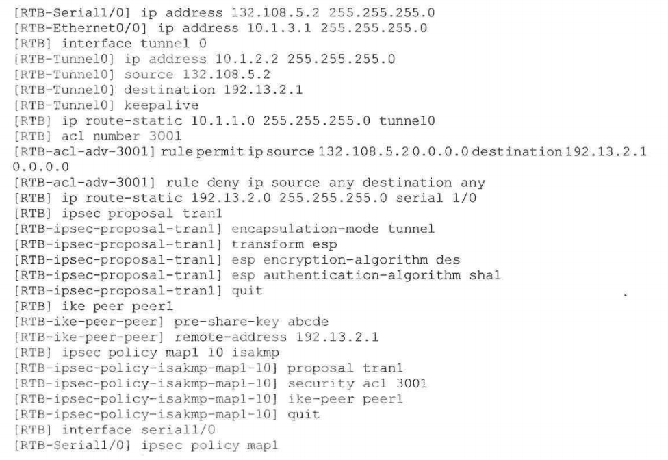 H3C GRE over IPSec_GRE over IPSec_03