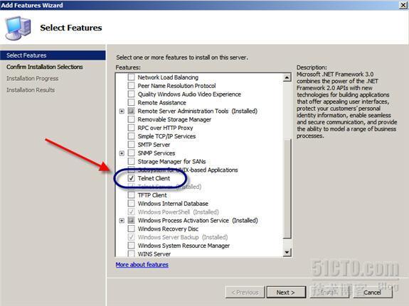 windows2008不能使用telnet解决方法_windows_02