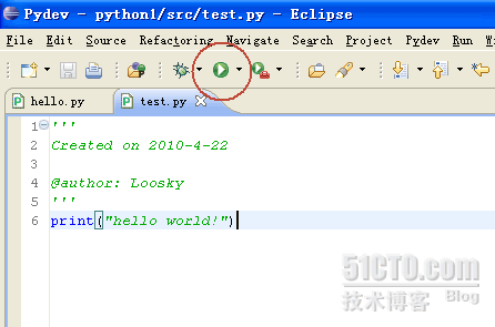 Linux Python基础知识学习，使用Eclipse与Pydev搭建python开发环境_python_09