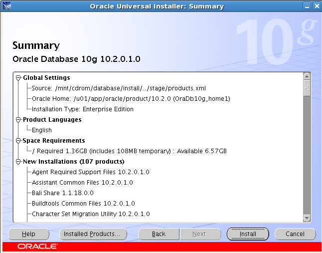  linux下Oracle 10g安装(超级详细图解教程)_oracle 10 g 甲骨文 数据库 _08