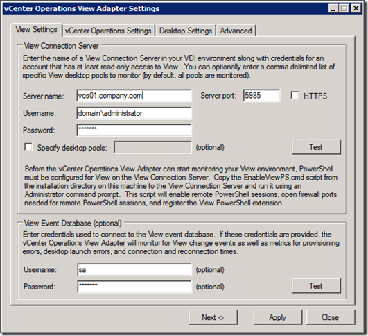 vCenter Operations for View快速上手_vCenter Operations f_13