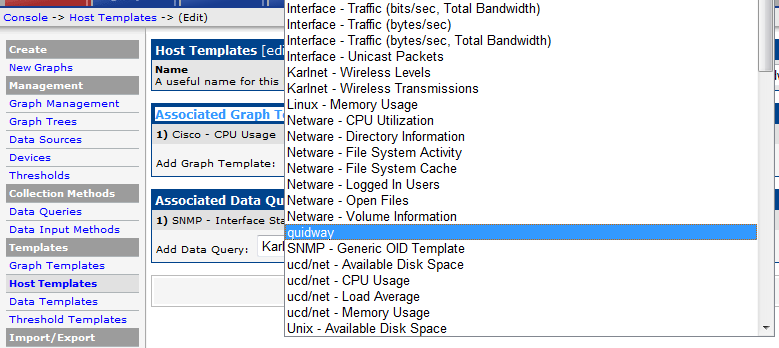 linux下Cacti网络监控之监控华为quidway s2000交换机_linux_08