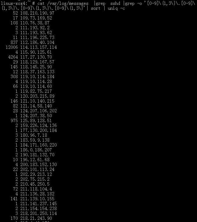 查看ssh连接IP个数_的_02